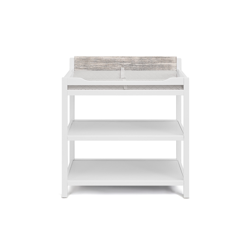 Suite Bebe Hayes Traditional Wood Changing Table in White/Natural