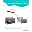 Suite Bebe Hayes Traditional Wood Full Bed Conversion Kit in Coffee