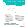 Suite Bebe Hayes Traditional Wood Full Bed Conversion Kit in White