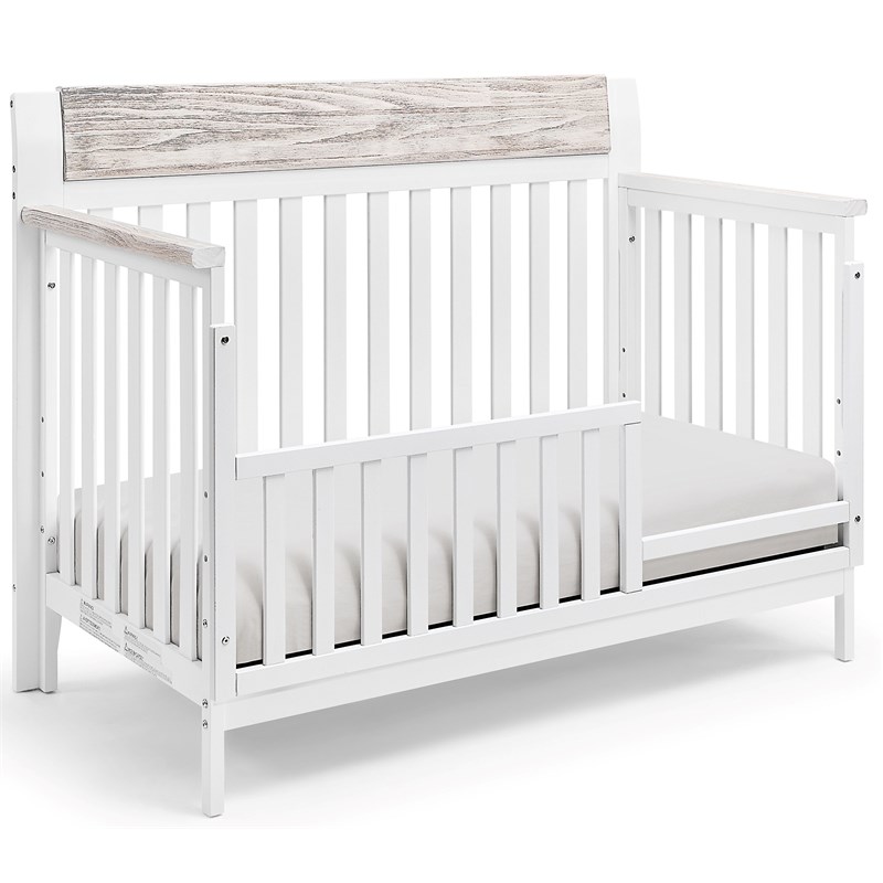 Suite Bebe Hayes Traditional Wood Toddler Guard Rail in White