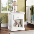 Suite Bebe Alice Traditional Wood Nightstand in White Finish