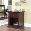 Suite Bebe Universal Traditional Wood Nightstand in Espresso