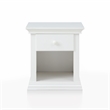 Suite Bebe Universal Traditional Wood Nightstand in White Finish