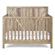 Suite Bebe Barnside Farmhouse Wood 4-in-1 Convertible Crib - Vintage Chestnut