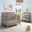 Suite Bebe Barnside Farmhouse Wood 4-in-1 Convertible Crib - Vintage Chestnut