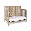 Suite Bebe Barnside Farmhouse Wood 4-in-1 Convertible Crib - Vintage Chestnut