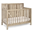 Suite Bebe Barnside Farmhouse Wood 4-in-1 Convertible Crib - Vintage Chestnut