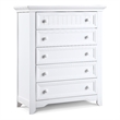 Suite Bebe Winchester 5-Drawer Traditional Wood Chest in White