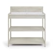 Suite Bebe Barnside Farmhouse Wood Changing Table in Washed Gray