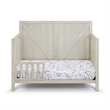 Suite Bebe Barnside Farmhouse Wood Toddler Guard Rail in Washed Gray