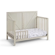 Suite Bebe Barnside Farmhouse Wood Toddler Guard Rail in Washed Gray