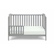 Suite Bebe Brees Contemporary Wood Toddler Guard Rail in Gray Finish