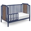 Suite Bebe Brees Contemporary Wood Toddler Guard Rail in Midnight Blue