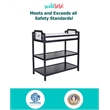 Suite Bebe Celeste Modern Wood Changing Table in Black Finish
