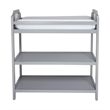 Suite Bebe Celeste Modern Wood Changing Table in Light Gray Finish