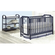 Suite Bebe Celeste Modern Wood Changing Table in Navy Blue Finish