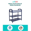 Suite Bebe Celeste Modern Wood Changing Table in Navy Blue Finish