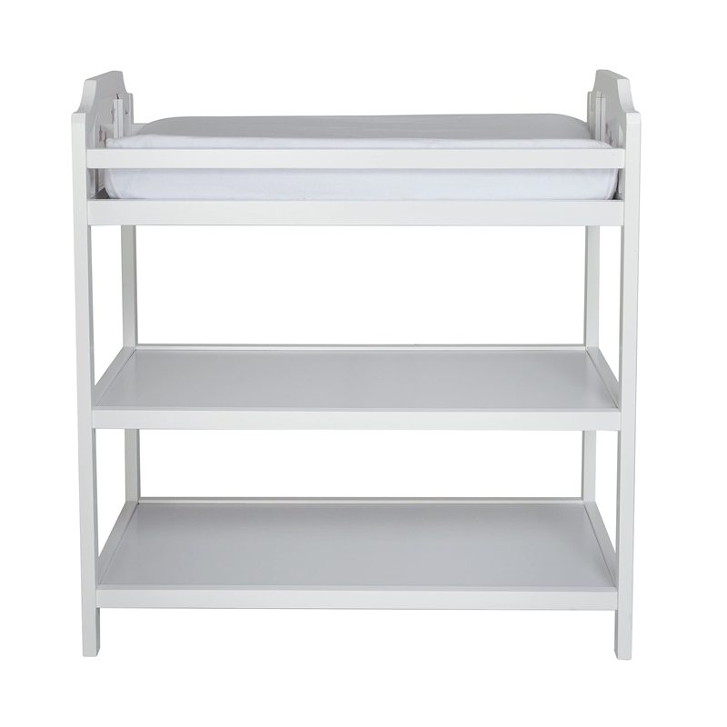 Suite Bebe Celeste Modern Wood Changing Table in White Finish