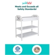 Suite Bebe Celeste Modern Wood Changing Table in White Finish