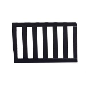 Suite Bebe Celeste Modern Wood Toddler Guard Rail in Black Finish
