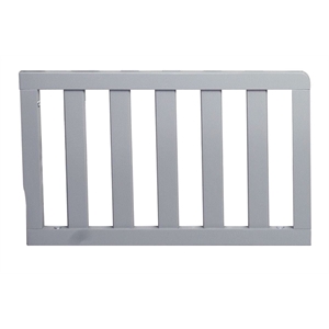 Suite Bebe Celeste Modern Wood Toddler Guard Rail in Light Gray Finish