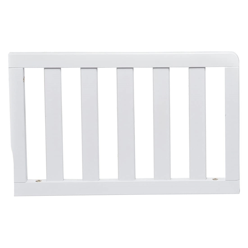 Suite Bebe Celeste Modern Wood Toddler Guard Rail in White Finish