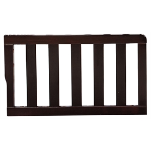 Suite Bebe Ramsey Traditional Wood Toddler Guard Rail in Espresso