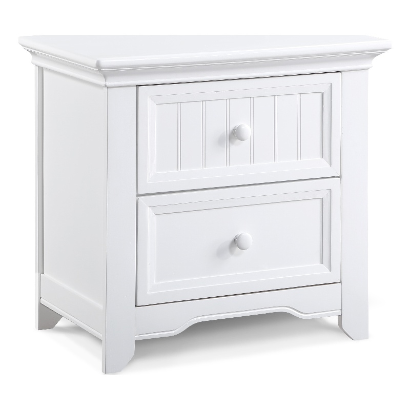 Suite Bebe Winchester Traditional Wood Nightstand in White Finish