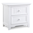 Suite Bebe Winchester Traditional Wood Nightstand in White Finish