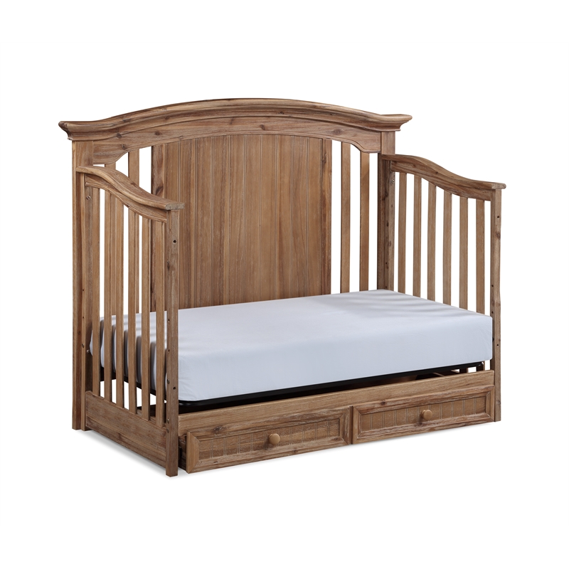 Suite Bebe Winchester Traditional Wood Toddler Guard Rail in Biscotti