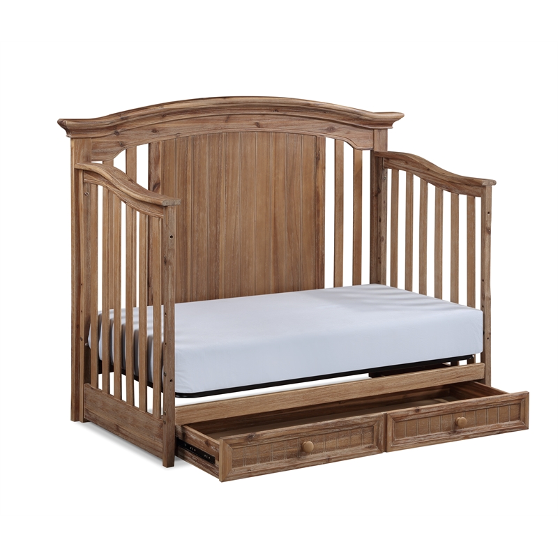 Suite Bebe Winchester Traditional Wood Toddler Guard Rail in Biscotti