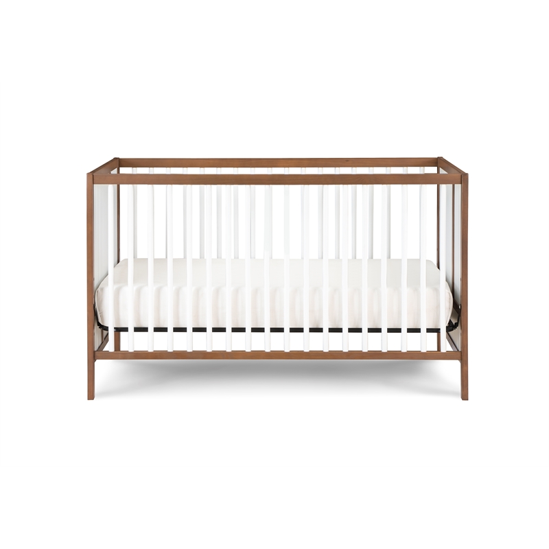 Suite Bebe Pixie Finn 3-in-1 Crib in Walnut/White