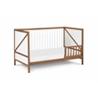 Suite Bebe Pixie Zen 3-in-1 Crib in Walnut/White