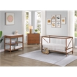 Suite Bebe Pixie Zen 3-in-1 Crib in Walnut/White