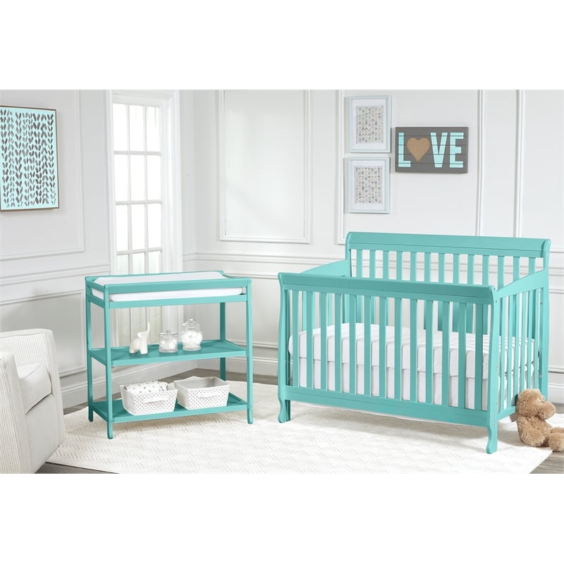 Riley Changing Table Turquoise