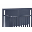 Connelly Mini Crib With Mattress Pad Midnight Blue/Vintage Walnut