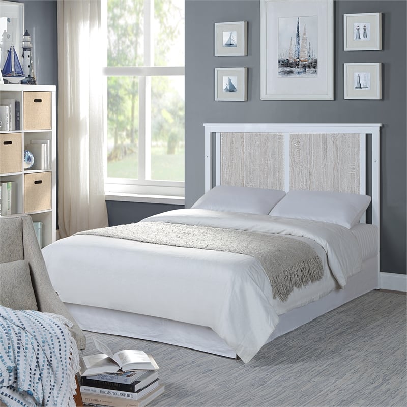 Connelly 4-in-1 Crib and Changer Combo With Mattress Pad White Gray