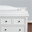 Baby Cache Glendale Traditional Wood Changing Station in Pure White
