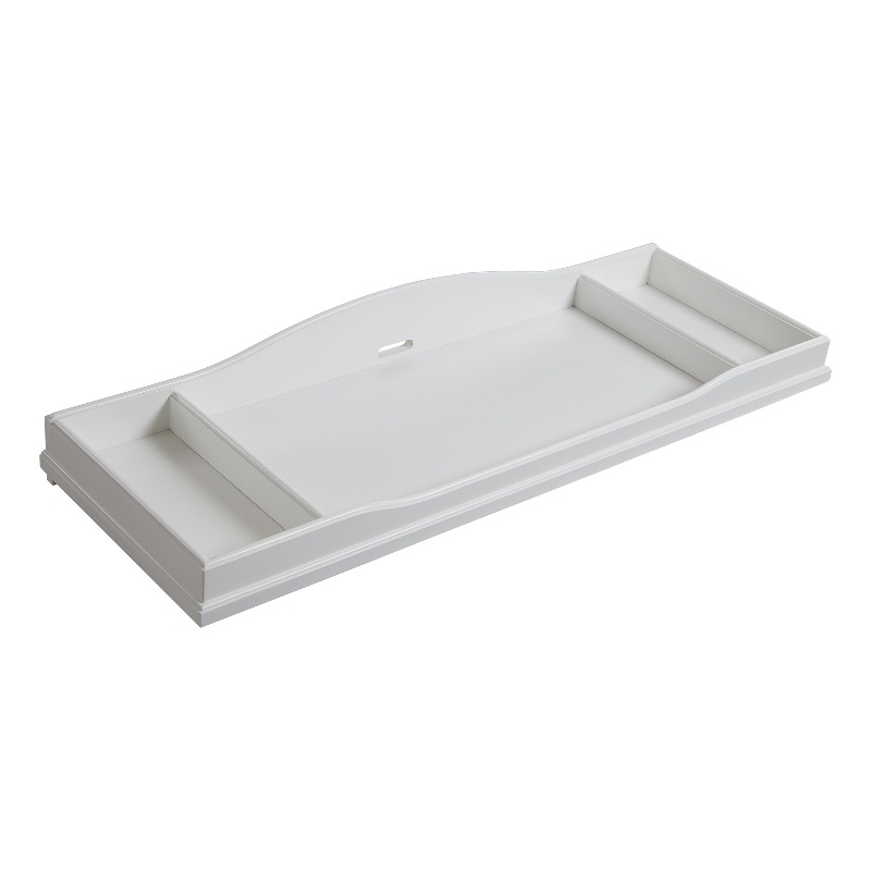 Baby Cache Glendale Traditional Wood Changing Station in Pure White