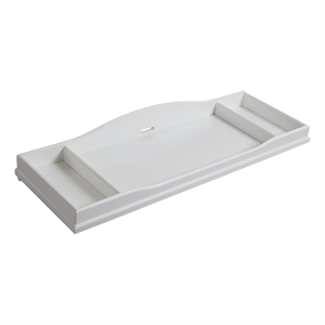 Baby Cache Glendale Traditional Wood Changing Station in Pure White