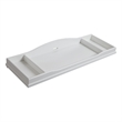 Baby Cache Glendale Traditional Wood Changing Station in Pure White