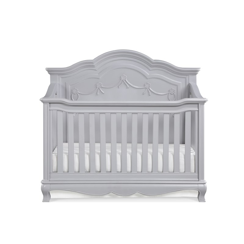 Baby Cache Adelina Traditional Wood Crib in Pure Elle Gray Finish