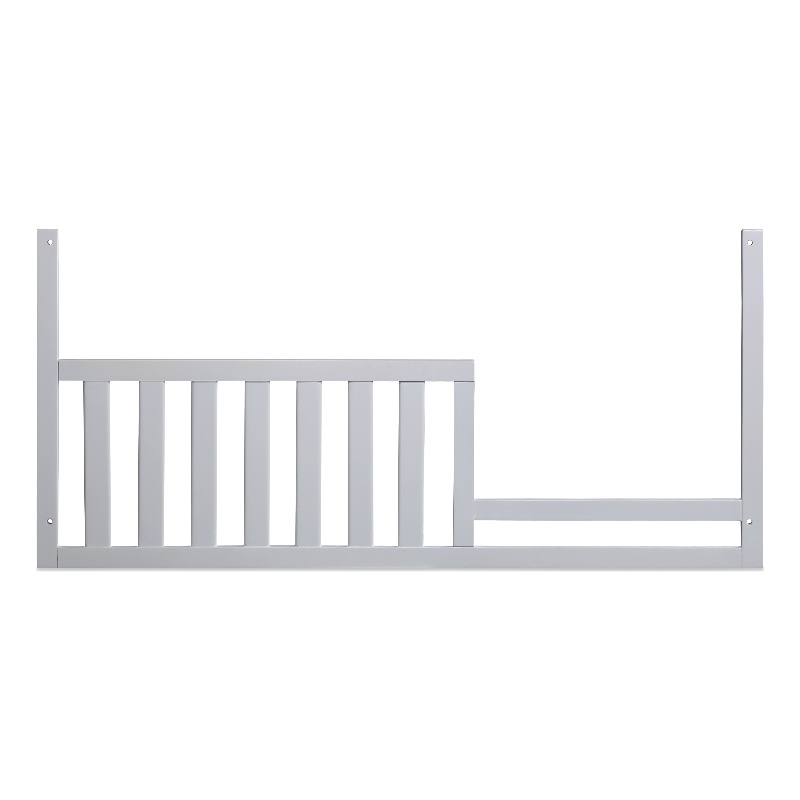 Baby Cache Adelina Traditional Wood Toddler Guard Rail in Pure Elle Gray