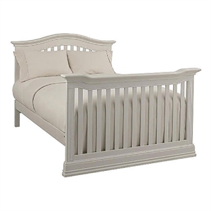 Baby Cache Montana Traditional Wood Full Bed Conversion Kit in Glaze White