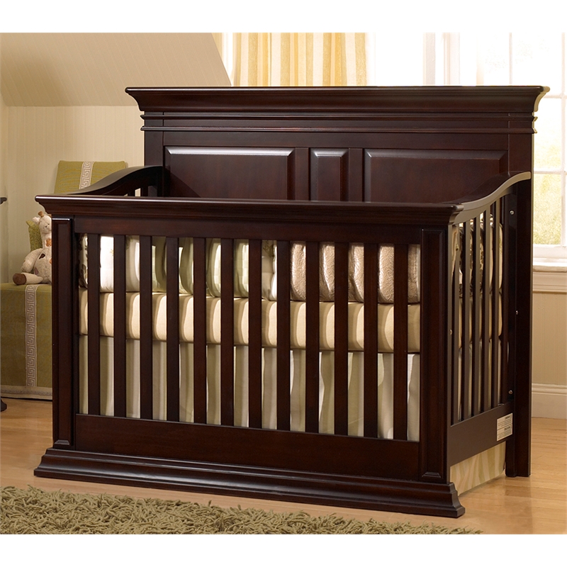 Baby Cache Vienna 4-in-1 Convertible Crib Espresso