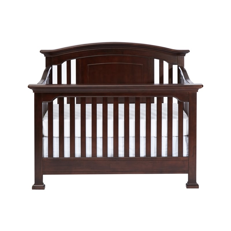 Centennial Medford Traditional Wood 4-in-1 Convertible Crib in Espresso