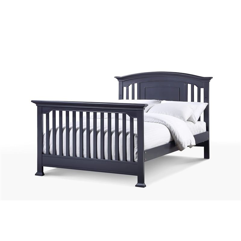 Centennial Medford Traditional Wood 4-in-1 Convertible Crib in Mystic Blue