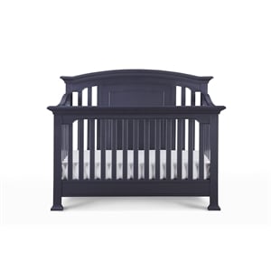 Centennial Medford Traditional Wood 4-in-1 Convertible Crib in Mystic Blue