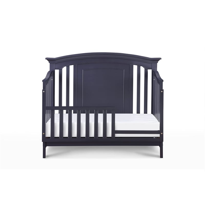 Centennial Medford Traditional Wood 4-in-1 Convertible Crib in Mystic Blue