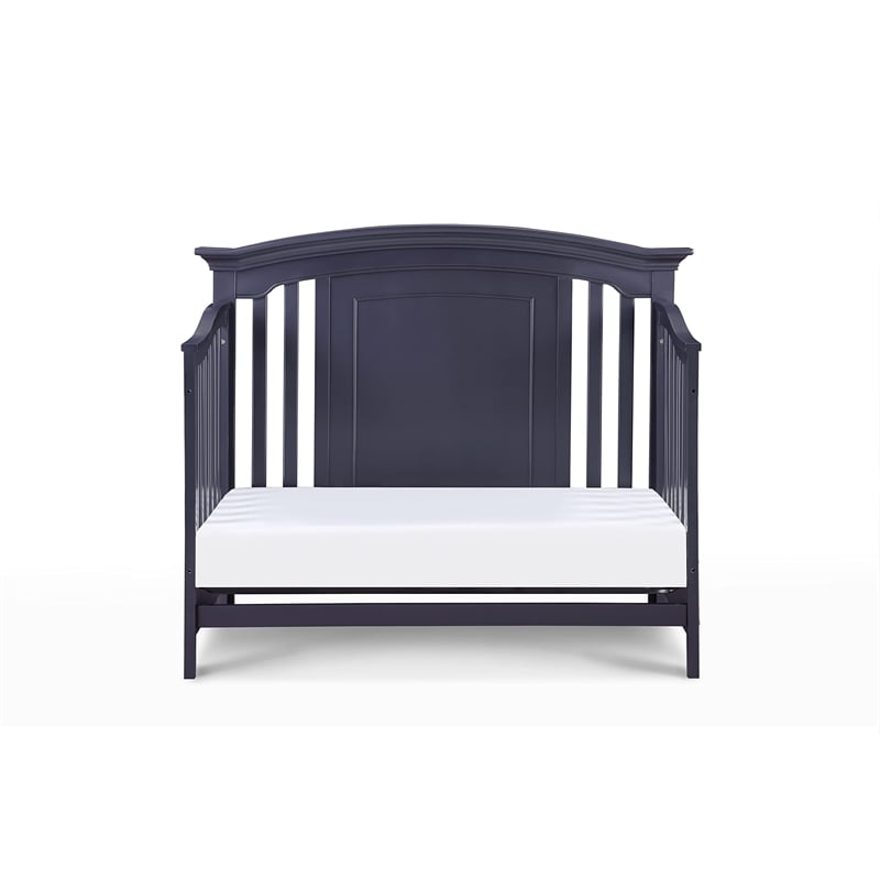 Centennial Medford Traditional Wood 4-in-1 Convertible Crib in Mystic Blue